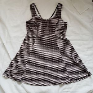 LC Lauren Conrad Heart Print Dress